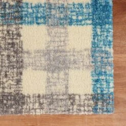 2'x3' ColorStar Sketch Plaid Door Mat Khaki - Bungalow Flooring -Decor Vista GUEST 660bbacf 4fe1 4fd2 8a13 d9a7a5a3d7c1