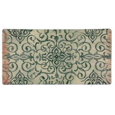 39" X 20" PVC Rustic Medallion Anti-Fatigue Kitchen Floor Mat - J&V Textiles 6 39" X 20" PVC Rustic Medallion Anti-Fatigue Kitchen Floor Mat - J&V Textiles - Image 4