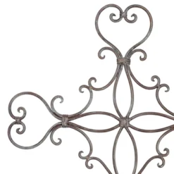 Metal Cross Scroll Wall Decor Black - Olivia & May -Decor Vista GUEST 682cf685 da79 4376 841b 043894dc3adc