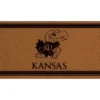 Evergreen University Of Kansas Logo Turf Mat, Brown- 28 X 16 Inches Indoor Outdoor Doormat -Decor Vista GUEST 68d2c44a 5345 45f4 b39c c9661ed46e8d