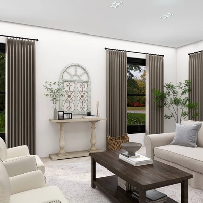 Wood Scroll Arched Window Inspired Wall Decor With Metal Scrollwork Relief White - Olivia & May 4 Wood Scroll Arched Window Inspired Wall Decor With Metal Scrollwork Relief White - Olivia & May - Image 2