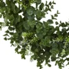 18" Artificial Eucalyptus And Twig Wreath - Nearly Natural