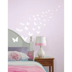 Butterflies And Dragonflies Glow In The Dark Wall Decal White - RoomMates 11 Butterflies And Dragonflies Glow In The Dark Wall Decal White - RoomMates -Decor Vista GUEST 69e2bc0f 5e9e 48d2 a7d1 1d20797853fa
