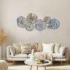 LuxenHome Multi-Color Distressed Flower Metal Wall Decor -Decor Vista GUEST 69fe3c28 6906 4649 a39a 77bfc8fbd9e2