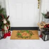 Northlight Natural Coir "Joy" Wreath Christmas Doormat 18" X 30" -Decor Vista GUEST 6a180fe6 c878 4478 8c48 1d8041be3c83