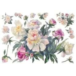 Floral Bouquet Peel And Stick Giant Wall Decal White/Pink - RoomMates -Decor Vista GUEST 6aa06a83 403a 4ac9 aa6f 6834a2f6c19f