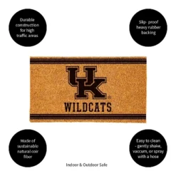 Evergreen University Of Kentucky Logo Turf Mat, Brown- 28 X 16 Inches Indoor Outdoor Doormat -Decor Vista GUEST 6b229b8f 4841 432b a4db 3e6281614d08