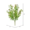 Vickerman 20" Artificial UV Coated Pink Woodruff Bush. -Decor Vista GUEST 6b2ced10 bf16 44f2 8930 069e58feff5a