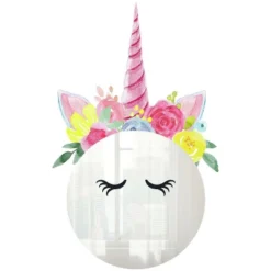 Floral Unicorn Mirror Wall Decal - RoomMates -Decor Vista GUEST 6b660380 55fe 47f0 9b50 7516c551f1cc
