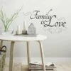 Family Is Love Peel And Stick Wall Decal Black - RoomMates 2 Family Is Love Peel And Stick Wall Decal Black - RoomMates -Decor Vista GUEST 6bb2ac1e 73ff 41a6 927a d9ddf6318196