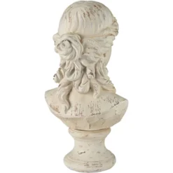 Kensington Hill Classic Greek 17 1/2" High Antique White Bust Sculpture -Decor Vista GUEST 6c547b49 f29f 4209 a27e 1f515249f944
