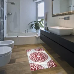 World Rug Gallery Modern Floral Circles Anti Fatigue Standing Mat -Decor Vista GUEST 6d12fcf8 ac0d 49aa a4a6 ab9e2cf3b0e0