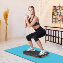 Costway Anti Fatigue Wobble Balance Board Mat W/ Massage Points For Standing Desk Workout -Decor Vista GUEST 6dba684a 3b8b 484b a22f 2f7c41e88686