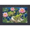 Frog Pond Summer Doormat Lily Pads Indoor Outdoor 30" X 18" Briarwood Lane -Decor Vista GUEST 6dbf9838 e912 4dfd 892f bcf60ee7562f