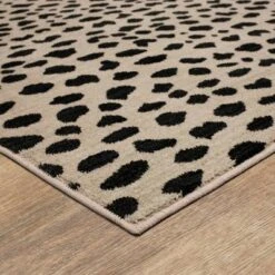 Daffodil Leopard Print Woven Rug - Threshold™