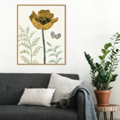 22" X 28" Springtime II Warm By Sara Zieve Miller Framed Canvas Wall Art Light Brown - Amanti Art -Decor Vista GUEST 6ef9edfb 1db2 4558 b9a0 497c4d88da43