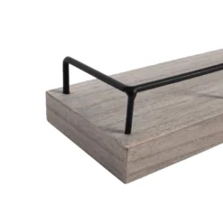 2pc Shelf Gray/Black - New View -Decor Vista GUEST 6f837290 1c5a 490d 8af4 648d4aa166f6