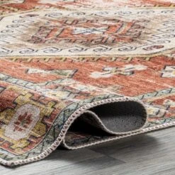 NuLOOM Everly Vintage Boho Machine Washable Area Rug -Decor Vista GUEST 6f8e1fb7 a20b 4b63 95d6 94815f174d69