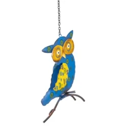 Northlight 7.75" Blue And Yellow Metal Owl Outdoor Wall Hanging 8 Northlight 7.75" Blue And Yellow Metal Owl Outdoor Wall Hanging -Decor Vista GUEST 6fa27eaa 1406 4e3d 9bdf 8d822e76b90a
