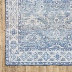 Marcel Persian Style Inspired Traditional Area Rug Blue/Gray - Captiv8e Designs -Decor Vista GUEST 6fc633a0 ffe1 4466 858f 7f0413148312