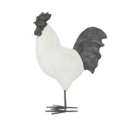 Magnesium Oxide French Country Polystone Chicken Garden Sculpture White - Olivia & May 15 Magnesium Oxide French Country Polystone Chicken Garden Sculpture White - Olivia & May -Decor Vista GUEST 7075ebd4 6004 48be a90c 4fbbb68978e5