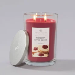 19oz Jar Candle Raspberry Butter Cookie Home Scents - Chesapeake Bay Candle -Decor Vista GUEST 71c5b0a1 55f9 4e43 abbf abdd60a0118d