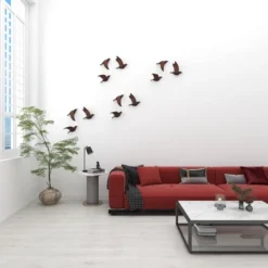 Set Of 3 Metallic Flying Bird Sculptures Wall Decor - Olivia & May -Decor Vista GUEST 72cc23e7 af0e 486d a7d7 3bfb6d8b198c