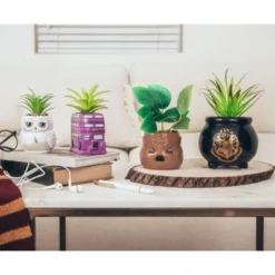 Silver Buffalo Harry Potter Knight Bus 3-Inch Ceramic Mini Planter With Artificial Succulent -Decor Vista GUEST 72f41217 5362 4692 b63a 2cad545fcdc5