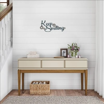 Metal Cutout- Keep Smiling Decorative Wall Sign-3D Word Art Home Accent Décor-Perfect For Modern Rustic Or Vintage Farmhouse Style By Lavish Home 4 Metal Cutout- Keep Smiling Decorative Wall Sign-3D Word Art Home Accent Décor-Perfect For Modern Rustic Or Vintage Farmhouse Style By Lavish Home - Image 2