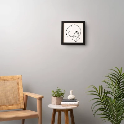 Domonique Brown Soul Fro Framed Wall Art Black - Deny Designs 6 Domonique Brown Soul Fro Framed Wall Art Black - Deny Designs - Image 4