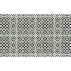 FlorArt Dwight Low Profile Easy Clean Kitchen Mat Blue/Beige - Bungalow Flooring -Decor Vista GUEST 7585dcdc bd02 437e 88af 247f3eeedbb2