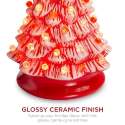 Best Choice Products 15in Pre-lit Ceramic Christmas Tree W/ Cord, Hand-Painted Decoration -Decor Vista GUEST 75862cdb edb0 4c78 a2f4 05a8b29c8974