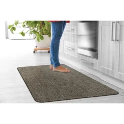 World Rug Gallery Textured Beige Anti-fatigue Mat -Decor Vista GUEST 75a42f3c be73 465d 9655 90fcc7a71f07