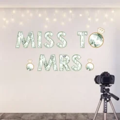 Big Dot Of Happiness Boho Botanical Bridal - Peel And Stick Greenery Party Large Banner Wall Decals - Miss To Mrs 13 Big Dot Of Happiness Boho Botanical Bridal - Peel And Stick Greenery Party Large Banner Wall Decals - Miss To Mrs -Decor Vista GUEST 75d460da 4dab 49de 97ee 1dd5046deae6