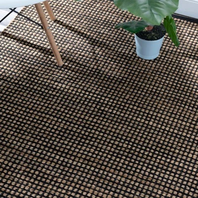 Home Conservatory Gravel Handwoven Jute Area Rug 7 Home Conservatory Gravel Handwoven Jute Area Rug - Image 5