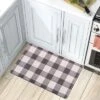 World Rug Gallery Checkered Plaid Anti-Fatigue Standing Mat -Decor Vista GUEST 76dcff2b e363 4002 aacb c1f052b23a8c