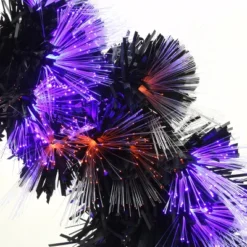 National Tree Company 9 Ft. Black Fiber Optic Garland With Purple And Orange Lights -Decor Vista GUEST 78659303 cf22 4800 ae51 857a41e0210d