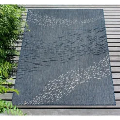 Liora Manne Carmel Indoor/Outdoor Rug Navy -Decor Vista GUEST 78d8fa25 b73f 4632 9150 547434d8d60b