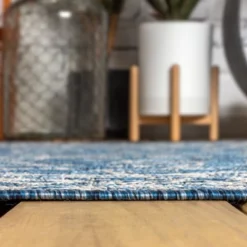 Palazzo Vine And Border Textured Weave Indoor/Outdoor Area Rug - JONATHAN Y -Decor Vista GUEST 78eaf4ca 2987 4248 a9bd 1db3568a5f84