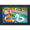 Briarwood Lane Welcome To The Pool Summer Doormat Indoor Outdoor -Decor Vista GUEST 798f64d7 c8eb 47d7 86b9 fa181cba5d11
