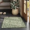 2'x3' Botanical Washable Accent Rug Fern Green - Threshold™ -Decor Vista GUEST 79c2975d 56d7 440c b250 619150fa9c4d