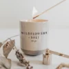 Sweet Water Decor Widlflowers & Salt 12oz Cream Stoneware Candle -Decor Vista GUEST 7a0cfdc4 5daa 4f18 9ca5 f593e4333562