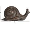 Storied Home Cast Metal Snail Accent Décor, Rust 1 Storied Home Cast Metal Snail Accent Décor, Rust -Decor Vista GUEST 7b187480 5a6c 43b4 9388 1bfe3bf0926c