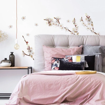 DOGWOOD BRANCH Peel And Stick Wall Decal White - ROOMMATES 4 DOGWOOD BRANCH Peel And Stick Wall Decal White - ROOMMATES - Image 2