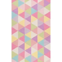 Nuloom Bianca Geometric 2x8 Wool Runner Rug For Living Room Bedroom Dining Room Entryway Hallway Kitchen, Green/Dark Purple -Decor Vista GUEST 7ba997ed 3549 4448 a32a 56ceb938d480