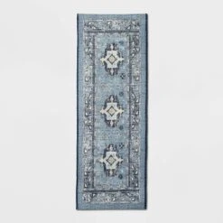 Vintage Persian Medallion Kitchen Rug Blue - Threshold™ -Decor Vista GUEST 7bc3d014 f8b0 4975 8eaa eccb8cde3aca