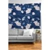 BlueLela Rabbits And Flowers Tapestry - Society6 -Decor Vista GUEST 7bde6a36 dc03 4423 86d8 07b4ddcf51d7