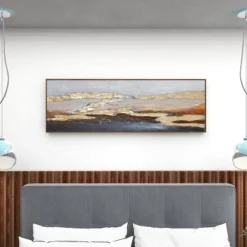 Canvas Geode Handmade Foiled And Brushstrokes Framed Wall Art With Gold Frame Gold - Olivia & May -Decor Vista GUEST 7c7e3dbb 4458 4647 ba72 79f5814b362d