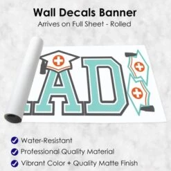 Big Dot Of Happiness Medical School Graduation Party Decor - Vinyl Wall Decals - Grad -Decor Vista GUEST 7f175aaf c2ea 4eb1 a793 4f3a91946b4e