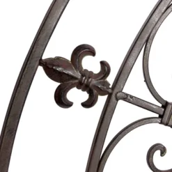 Metal Fleur De Lis Scrollwork And Wall Decor Black - Olivia & May -Decor Vista GUEST 7f965f6e 63e4 49ac 878f 34b93f626bff